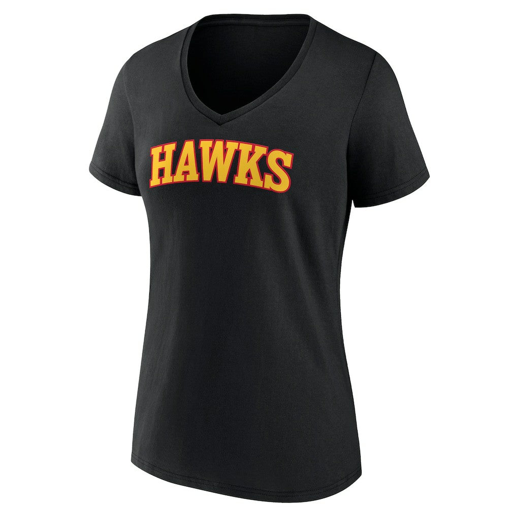 Atlanta Hawks Women's Wordmark V-Neck T-Shirt Online