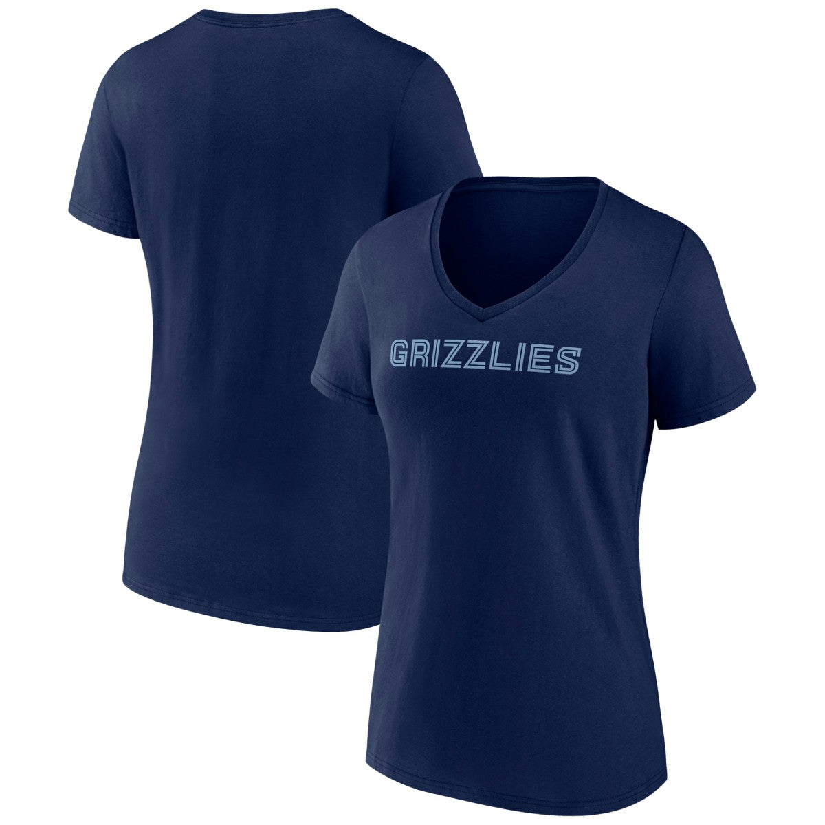 Memphis Grizzlies Women's Wordmark V-Neck T-Shirt Discount