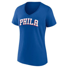 Philadelphia 76ers Women's Wordmark V-Neck T-Shirt Discount