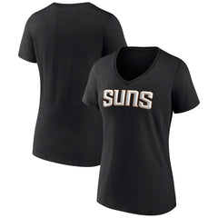 Phoenix Suns Women's Wordmark V-Neck T-Shirt New