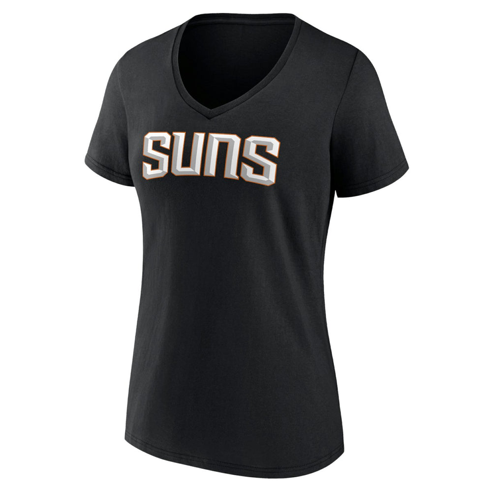 Phoenix Suns Women's Wordmark V-Neck T-Shirt New