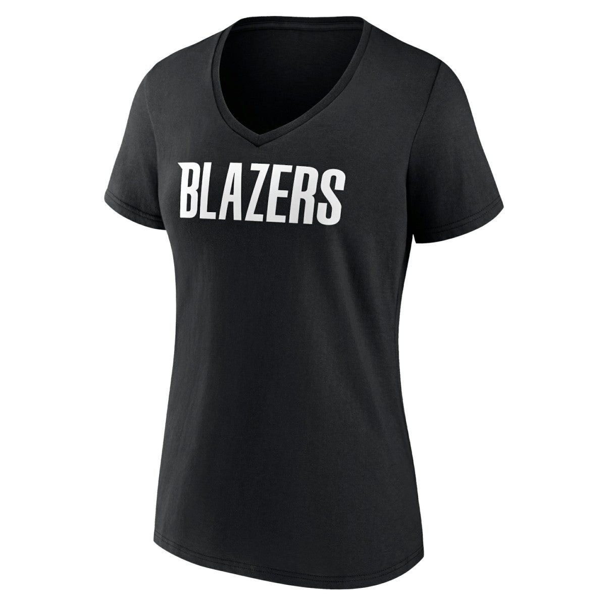 Portland Trail Blazers Women's Wordmark V-Neck T-Shirt Outlet