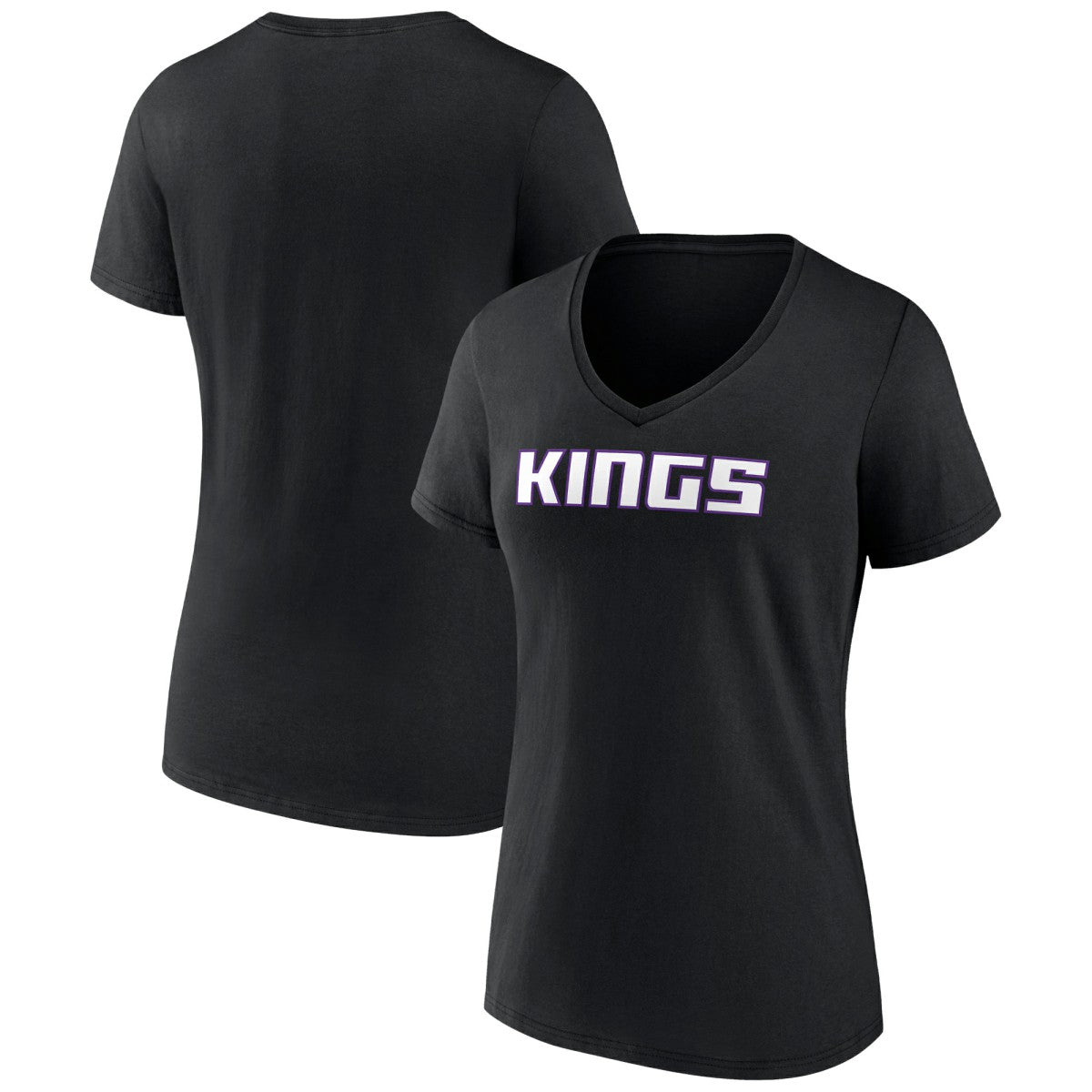 Sacramento Kings Women's Wordmark V-Neck T-Shirt Online