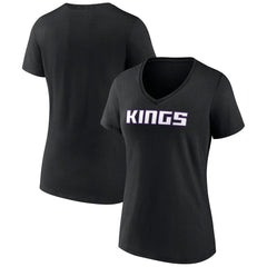 Sacramento Kings Women's Wordmark V-Neck T-Shirt Online