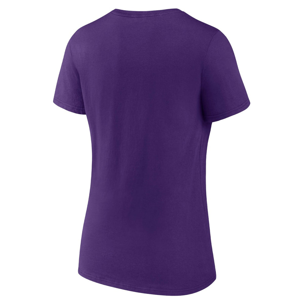 Sacramento Kings Women's Wordmark V-Neck T-Shirt New