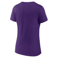 Sacramento Kings Women's Wordmark V-Neck T-Shirt New