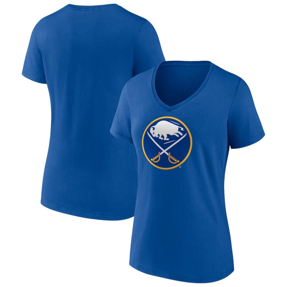 Buffalo Sabres Women's Team Logo V-Neck T-Shirt On Sale