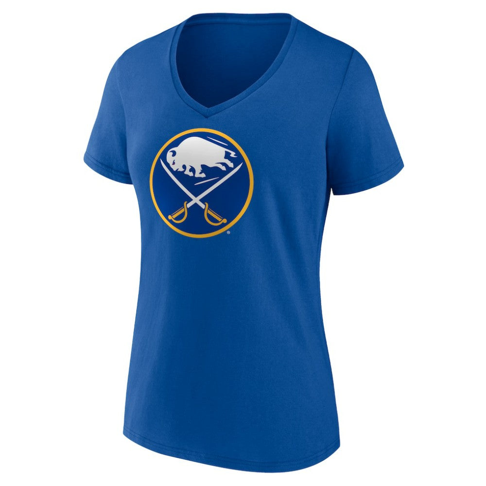 Buffalo Sabres Women's Team Logo V-Neck T-Shirt On Sale