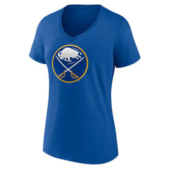 Buffalo Sabres Women's Team Logo V-Neck T-Shirt On Sale