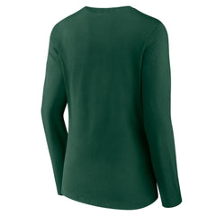Minnesota Wild Women's Team Logo Long Sleeve V-Neck T-Shirt On Sale