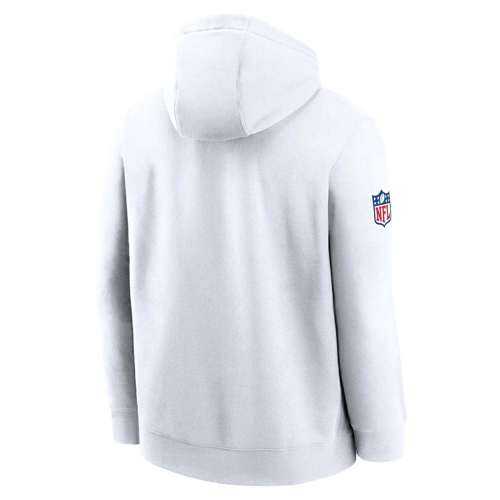Cleveland Browns Nike 2023 Sideline Club Alternate Tri-Blend Pullover Hoodie