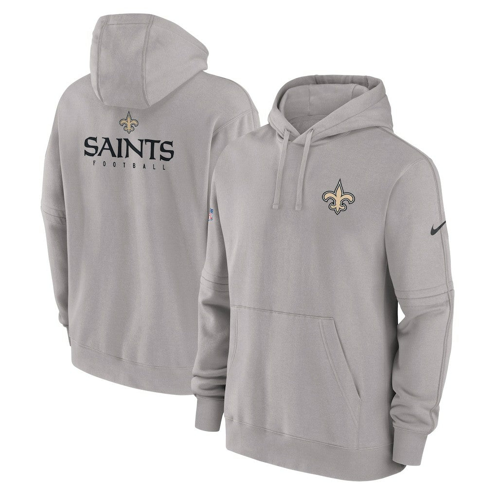 New Orleans Saints Nike Sideline Club Fleece Pullover Hoodie