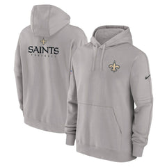 New Orleans Saints Nike Sideline Club Fleece Pullover Hoodie