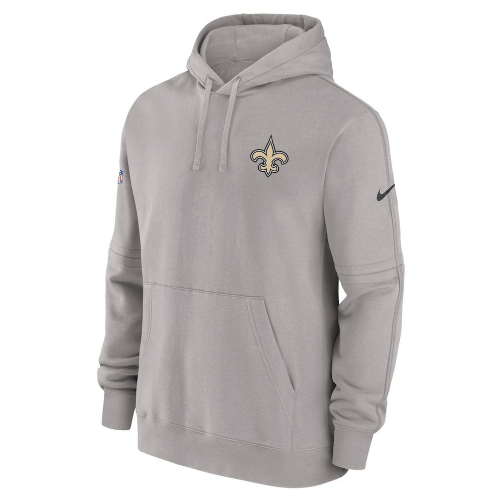 New Orleans Saints Nike Sideline Club Fleece Pullover Hoodie