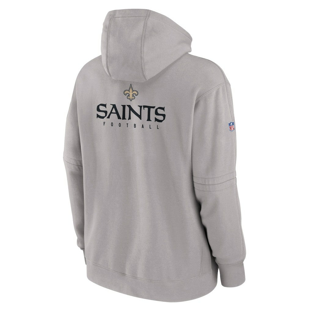 New Orleans Saints Nike Sideline Club Fleece Pullover Hoodie