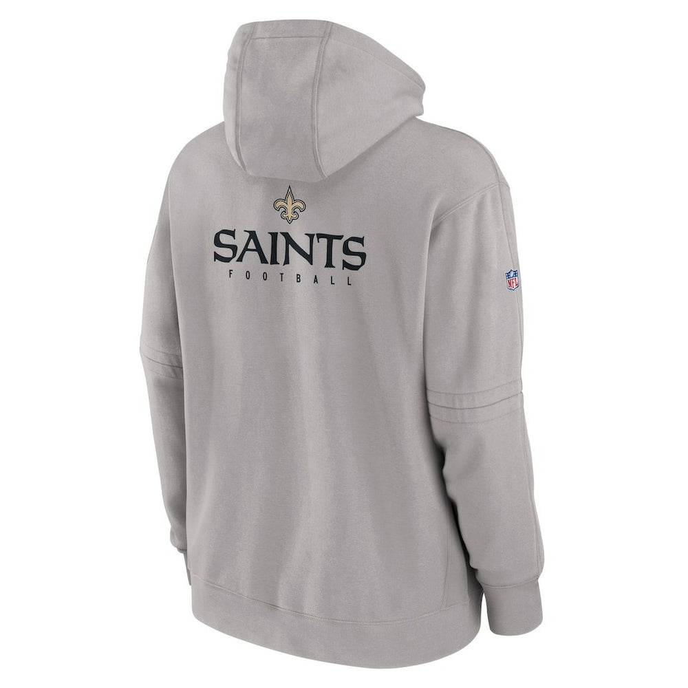 New Orleans Saints Nike Sideline Club Fleece Pullover Hoodie