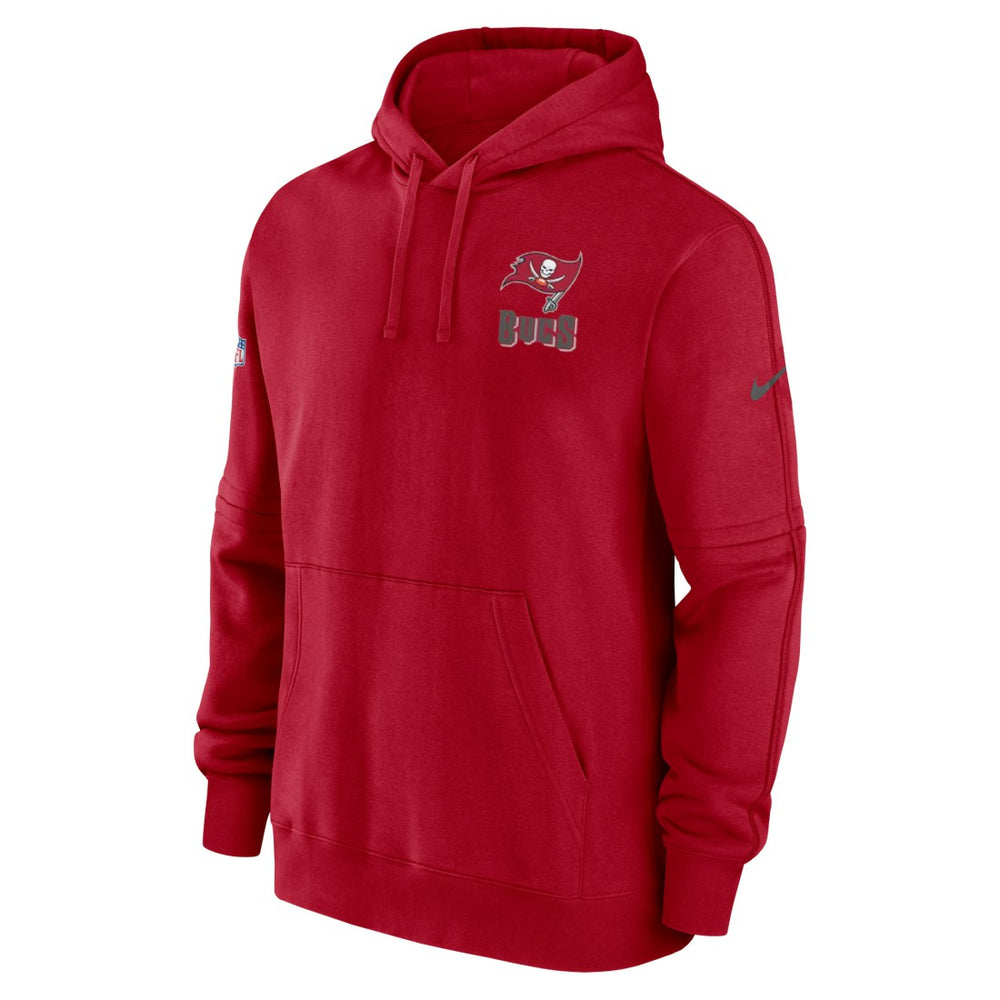 Tampa Bay Buccaneers Nike Sideline Club Fleece Pullover Hoodie