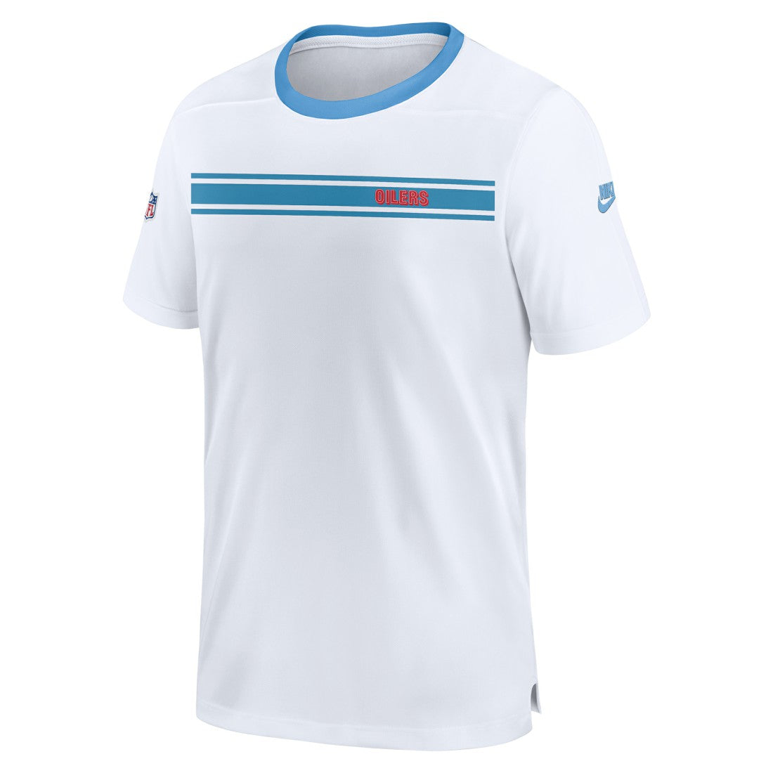 Tennessee Titans Nike Oilers Throwback Sideline Coach Alternate Performance T-Shirt