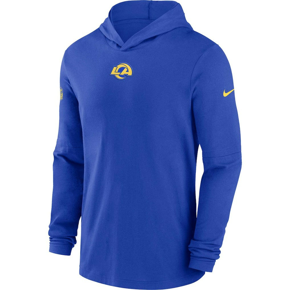 Los Angeles Rams Nike Sideline Performance Long Sleeve Hoodie T-Shirt