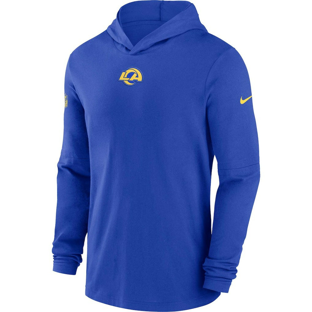 Los Angeles Rams Nike Sideline Performance Long Sleeve Hoodie T-Shirt