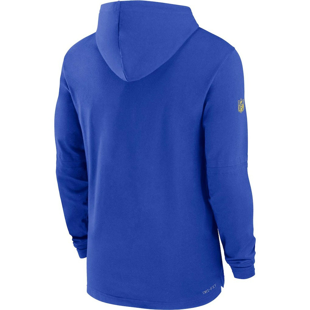 Los Angeles Rams Nike Sideline Performance Long Sleeve Hoodie T-Shirt