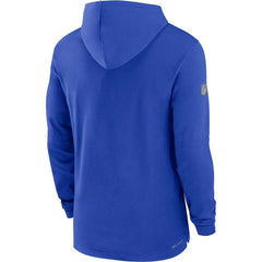 Los Angeles Rams Nike Sideline Performance Long Sleeve Hoodie T-Shirt