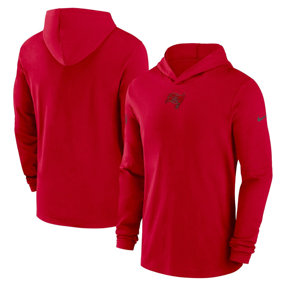 Tampa Bay Buccaneers Nike Sideline Performance Long Sleeve Hoodie T-Shirt