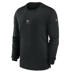 New Orleans Saints Nike 2023 Sideline Performance Long Sleeve T-Shirt