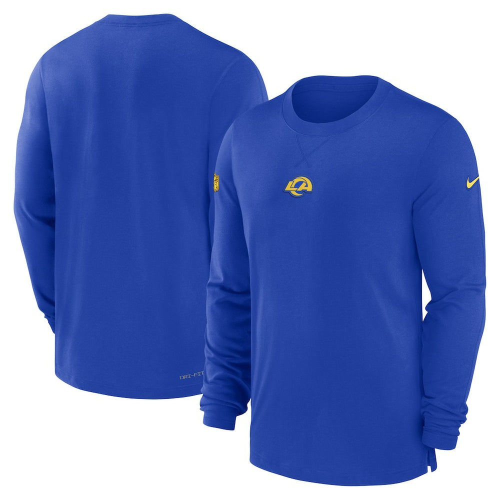 Los Angeles Rams Nike 2023 Sideline Performance Long Sleeve T-Shirt