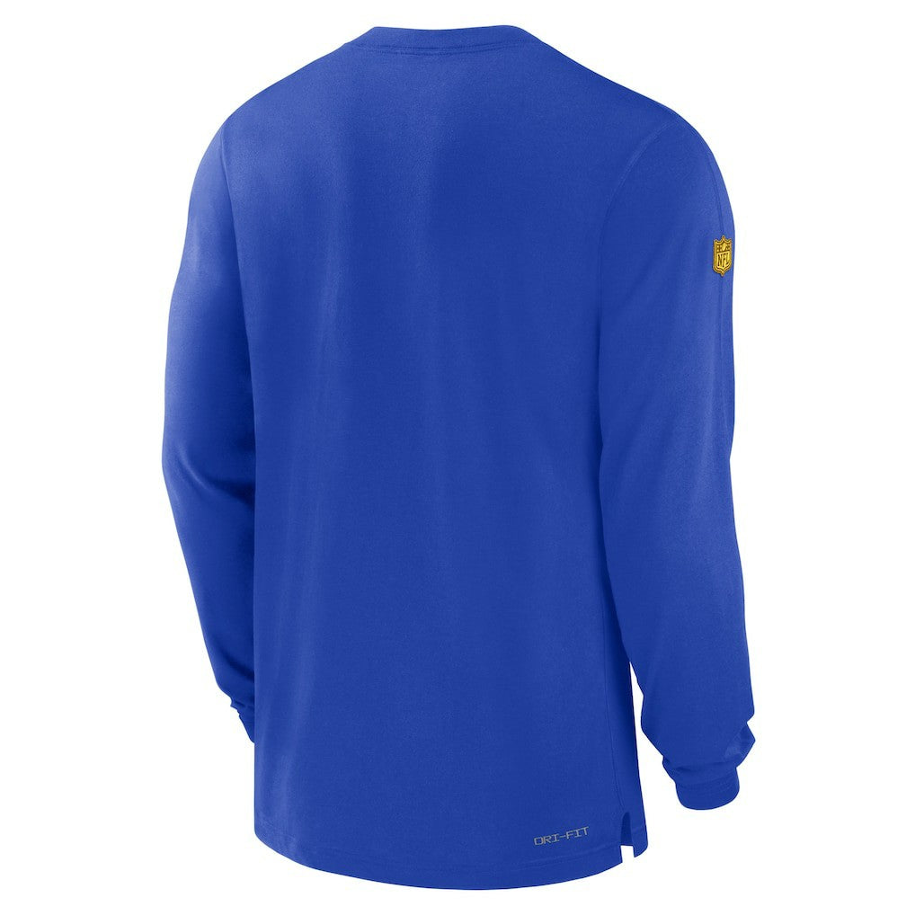 Los Angeles Rams Nike 2023 Sideline Performance Long Sleeve T-Shirt