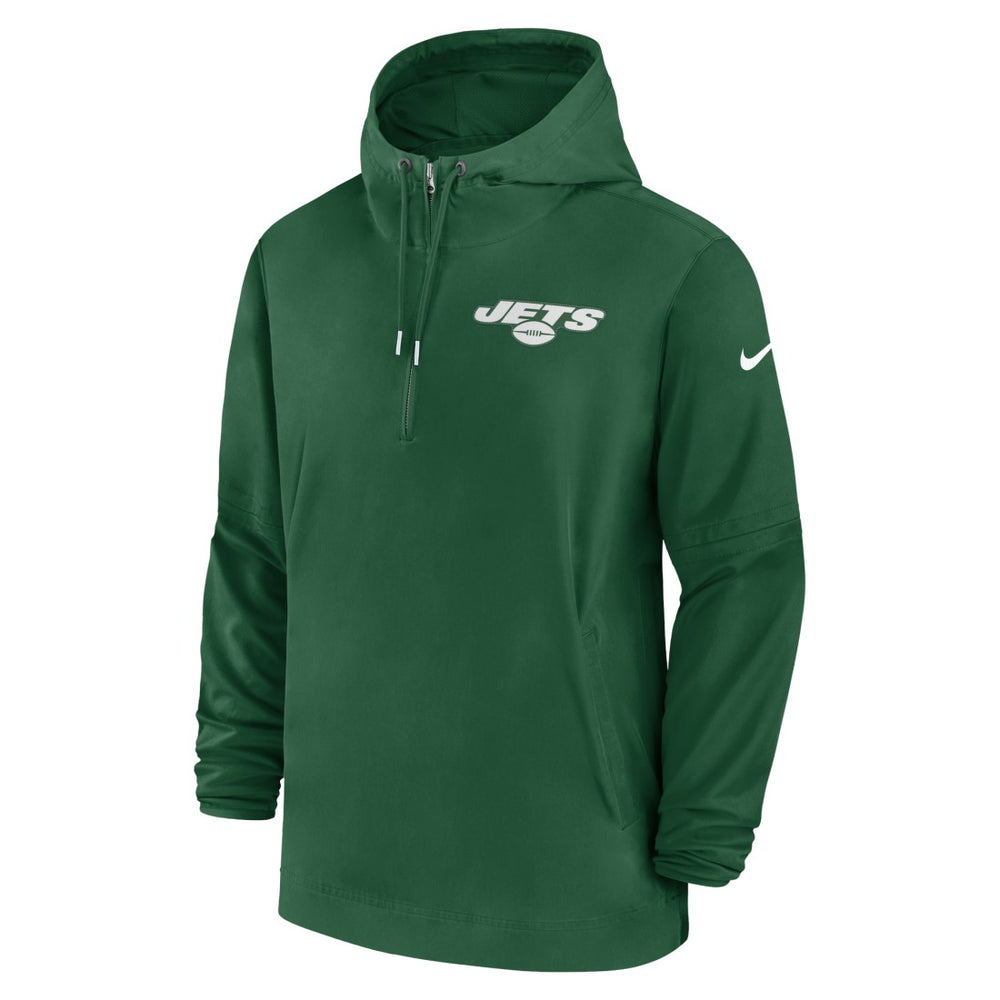 New York Jets Nike Sideline Half-Zip Hoodie