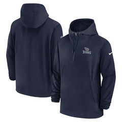 Tennessee Titans Nike Sideline Half-Zip Hoodie