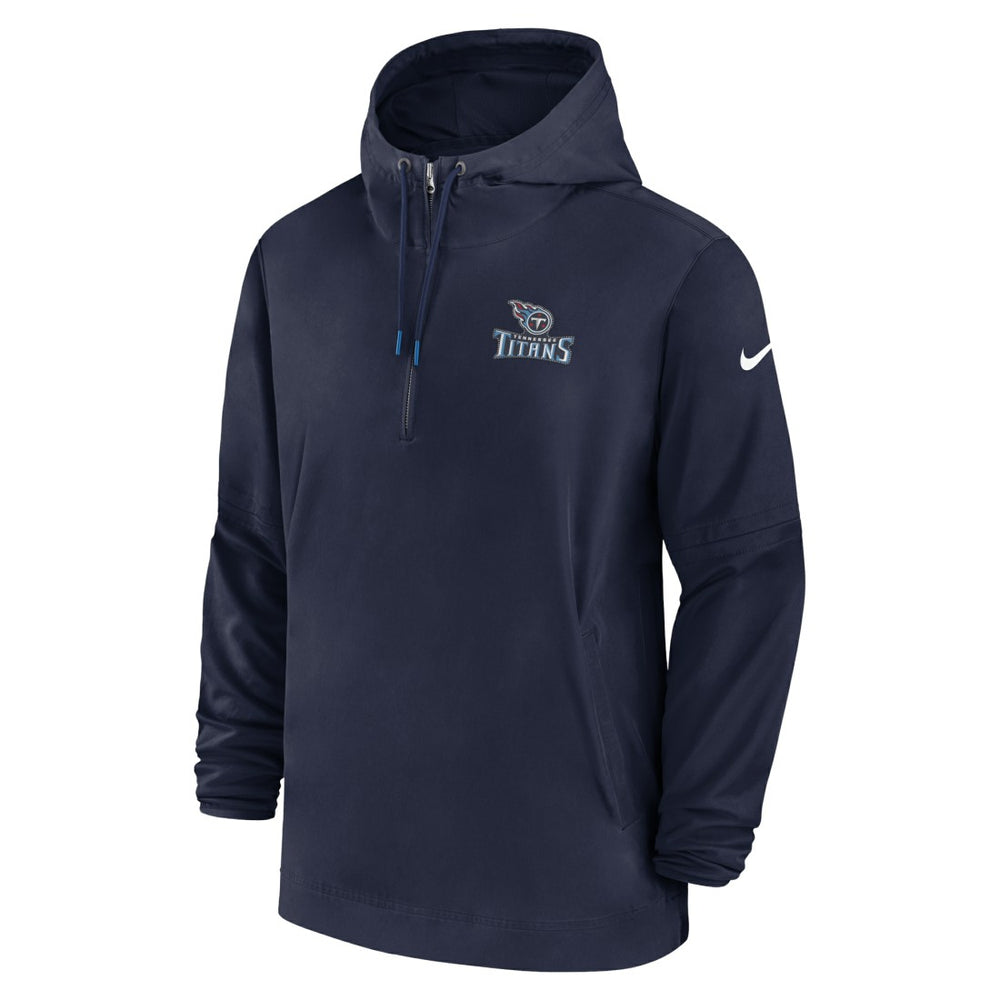 Tennessee Titans Nike Sideline Half-Zip Hoodie