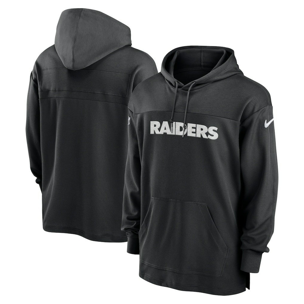 Las Vegas Raiders Nike 2023 Sideline Lightweight Performance Hooded Top