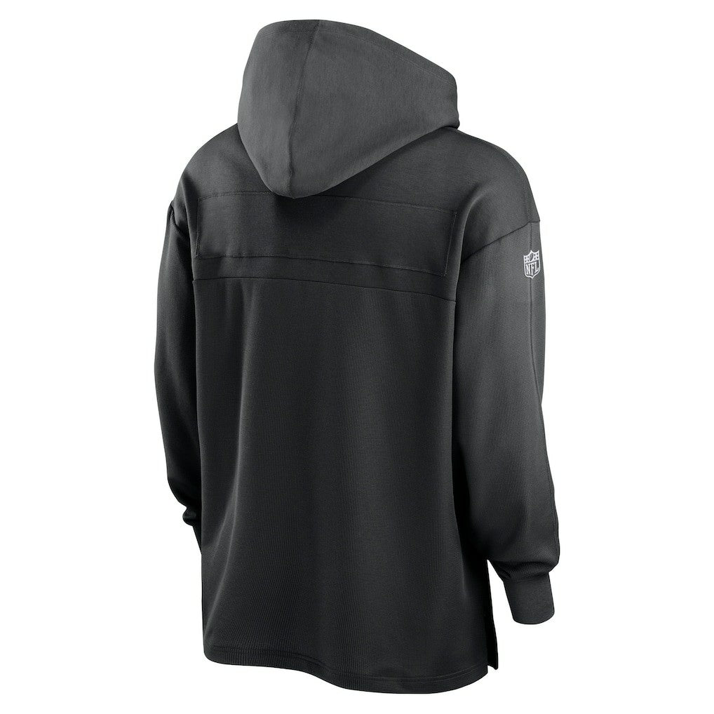 Las Vegas Raiders Nike 2023 Sideline Lightweight Performance Hooded Top