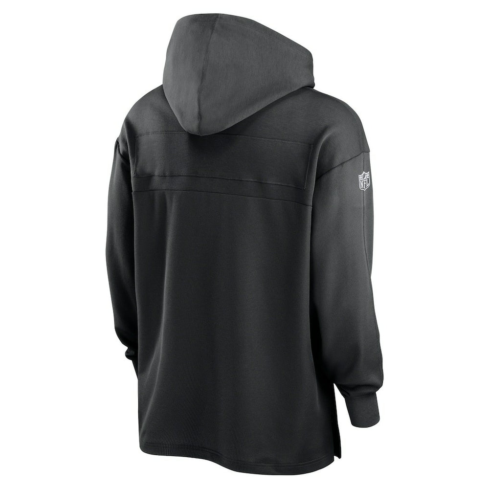 Las Vegas Raiders Nike 2023 Sideline Lightweight Performance Hooded Top
