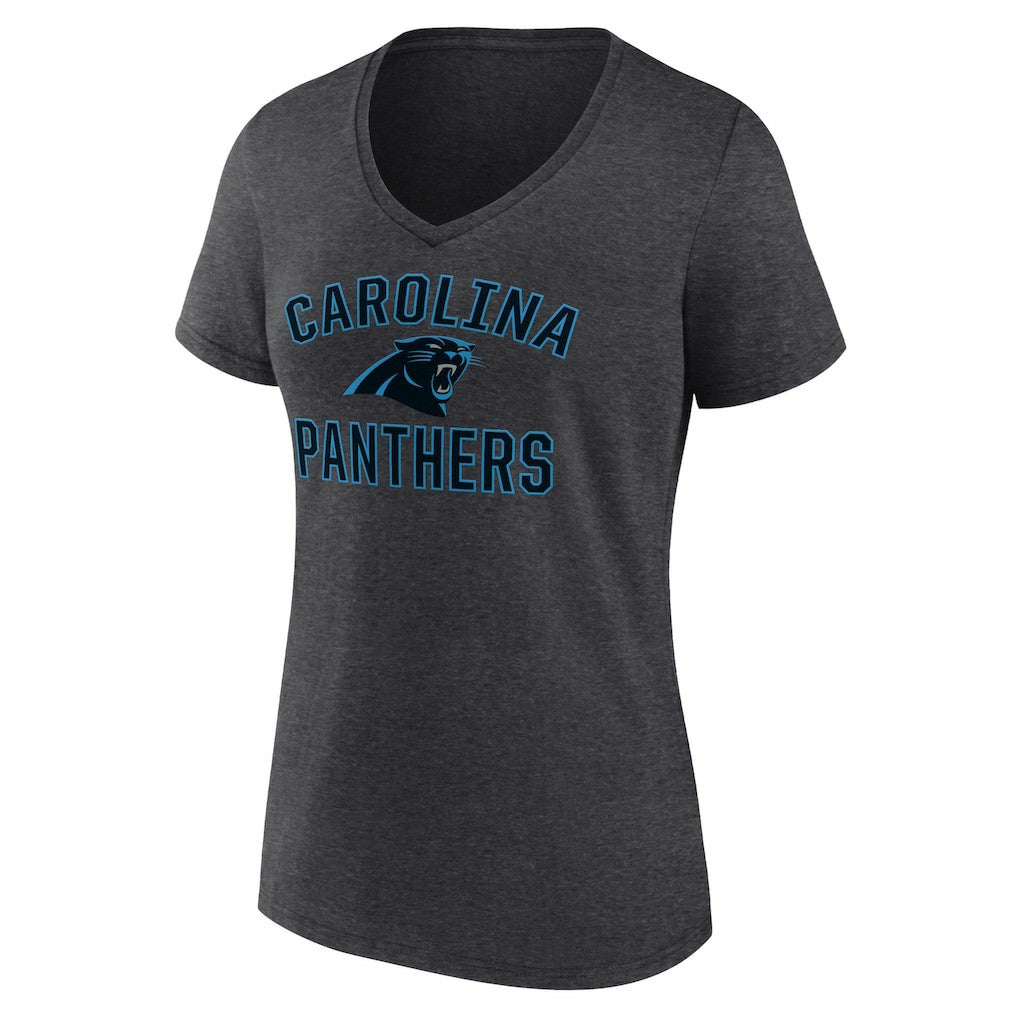 Carolina Panthers  Women's Victory Arch Team V-Neck T-Shirt