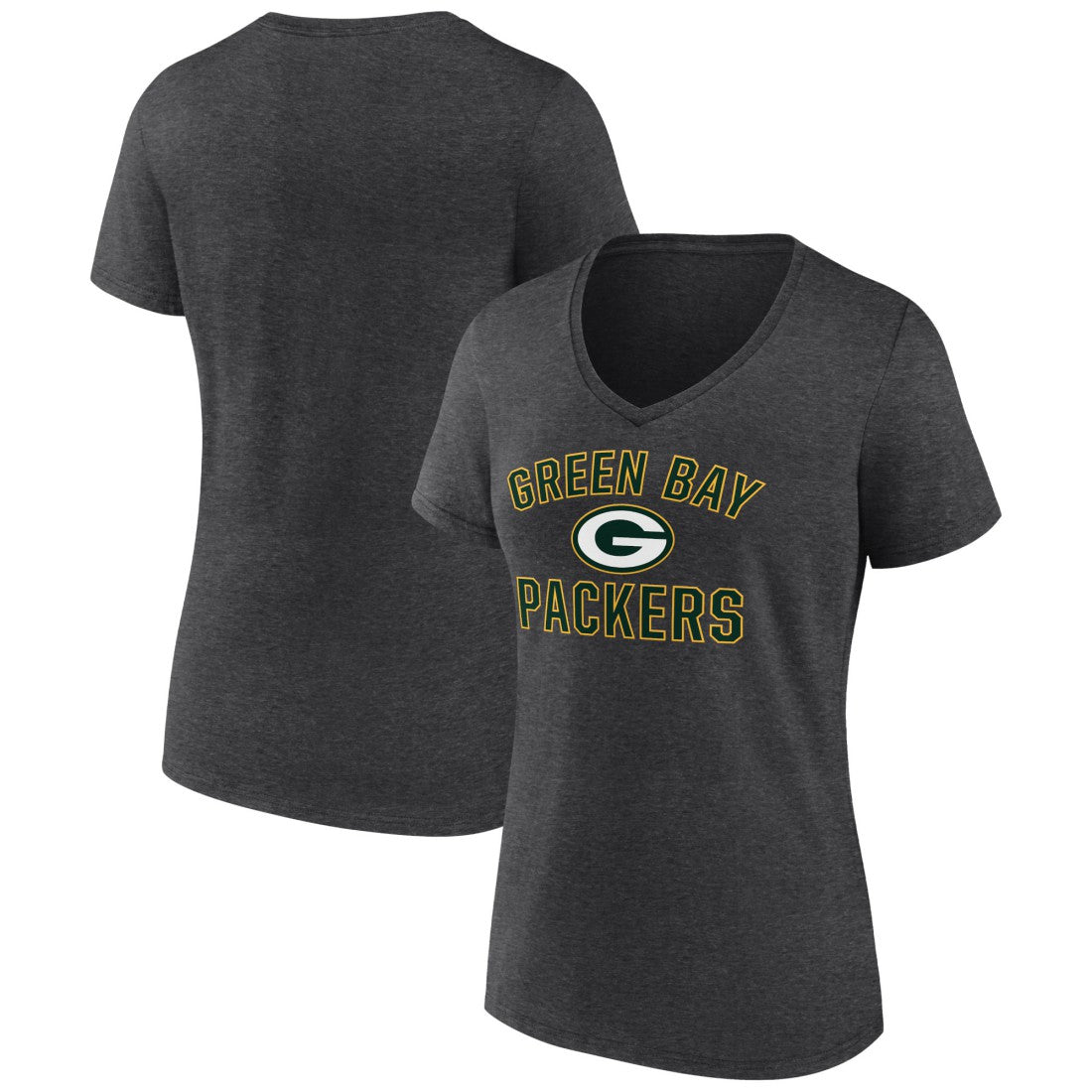Green Bay Packers  Women's Victory Arch Team V-Neck T-Shirt