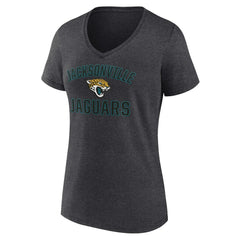 Jacksonville Jaguars  Women's Victory Arch Team V-Neck T-Shirt