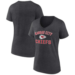 Kansas City Chiefs  Women's Victory Arch Team V-Neck T-Shirt