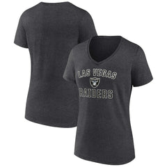 Las Vegas Raiders  Women's Victory Arch Team V-Neck T-Shirt