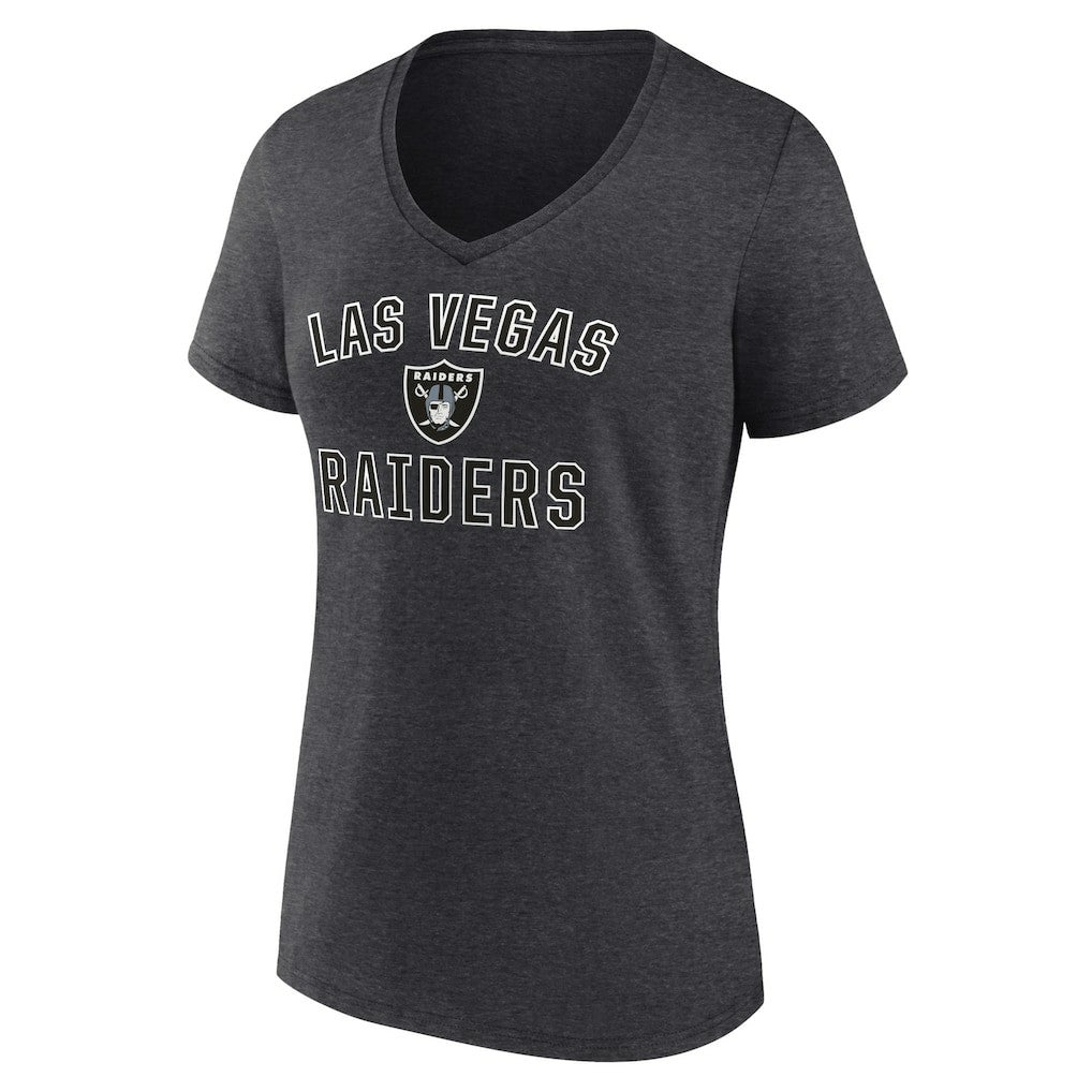 Las Vegas Raiders  Women's Victory Arch Team V-Neck T-Shirt