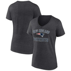 New England Patriots  Women's Victory Arch Team V-Neck T-Shirt