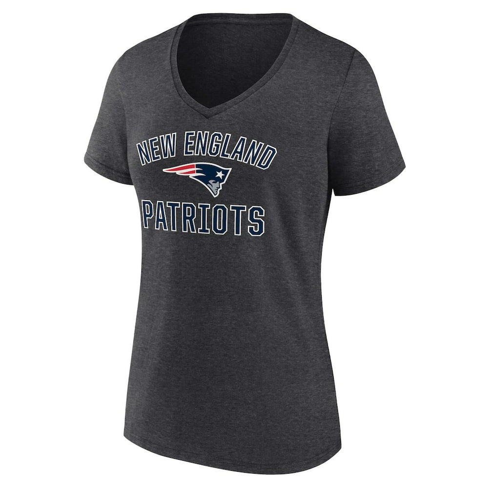 New England Patriots  Women's Victory Arch Team V-Neck T-Shirt