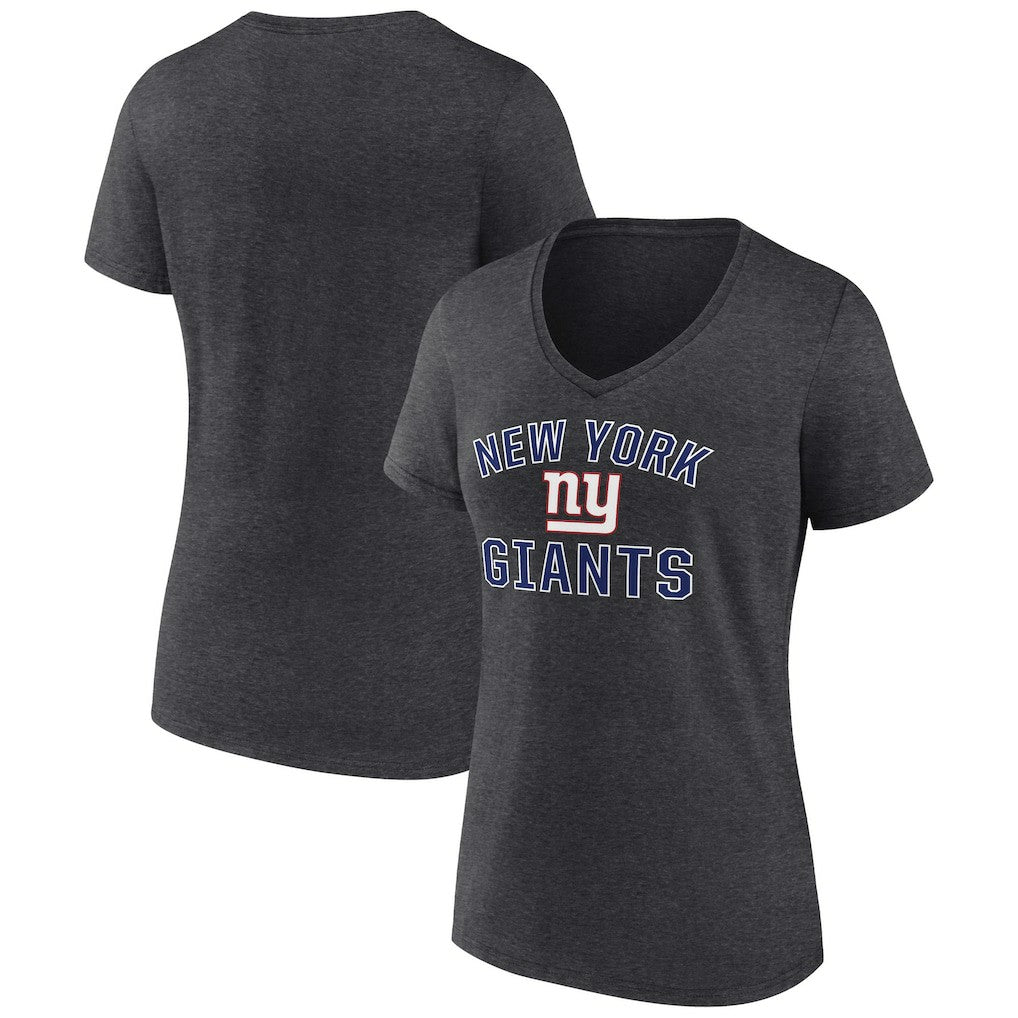 New York Giants  Women's Victory Arch Team V-Neck T-Shirt