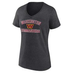 Washington Commanders  Women's Victory Arch Team V-Neck T-Shirt