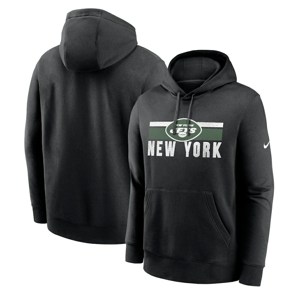 New York Jets Nike Club Fleece Pullover Hoodie