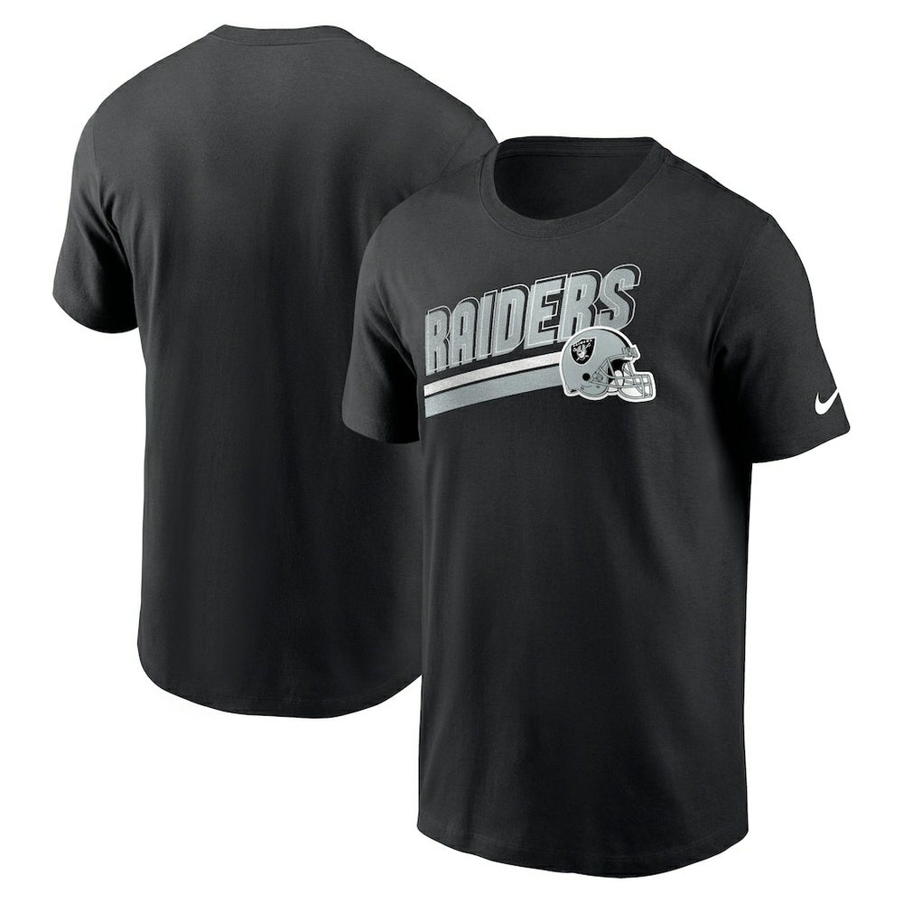 Las Vegas Raiders Nike Essential Blitz Lockup T-Shirt