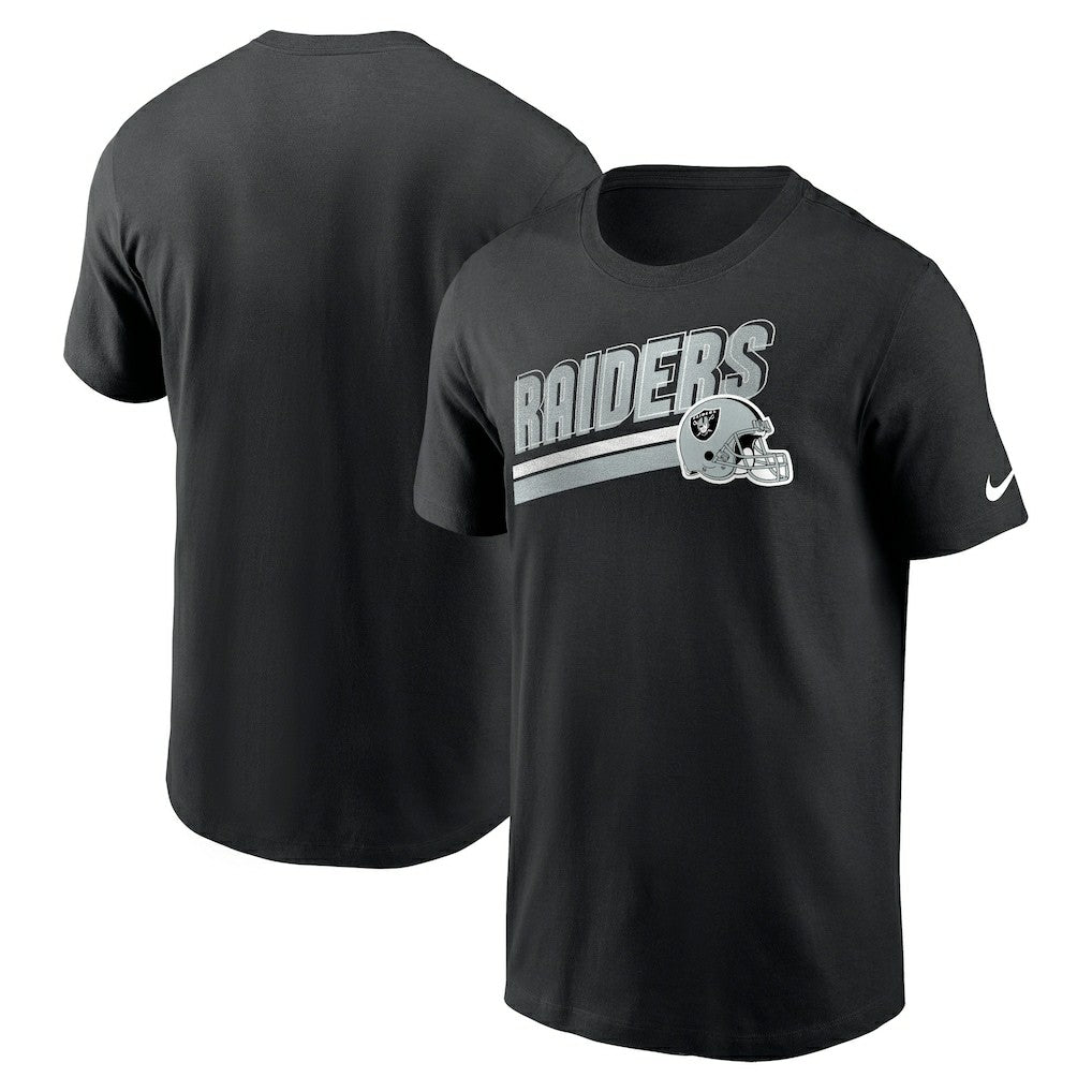 Las Vegas Raiders Nike Essential Blitz Lockup T-Shirt