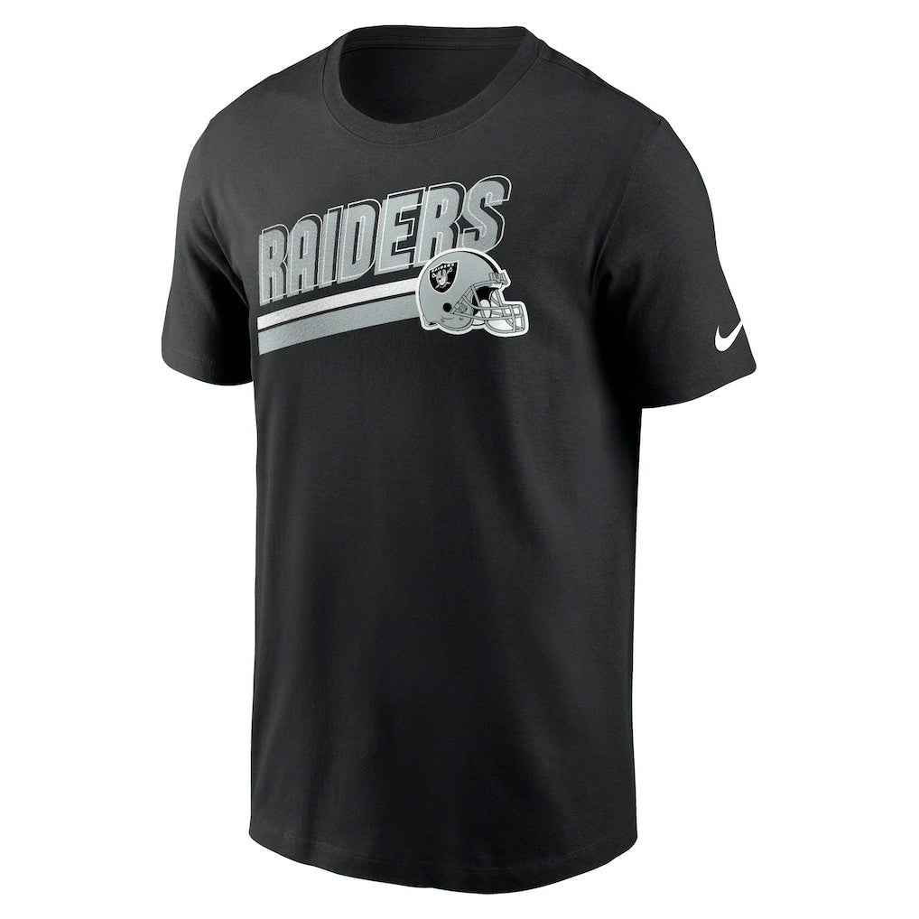 Las Vegas Raiders Nike Essential Blitz Lockup T-Shirt